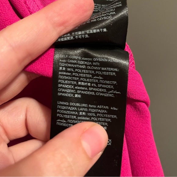 NWT BeBe Sz Small Hot Pink Exposed Leg Jumpsuit! - Picture 7 of 12